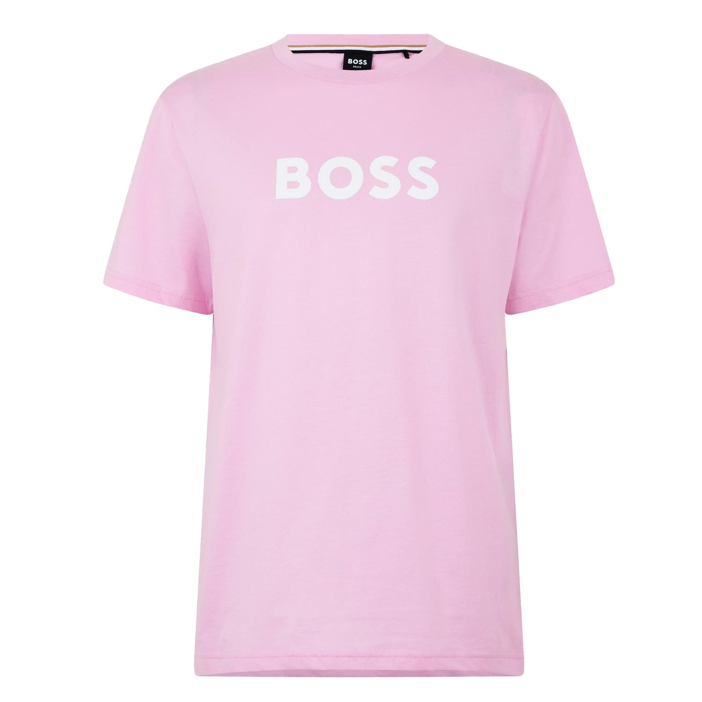 Light Pink - Front - Boss Mens Hbw Logo T-Shirt