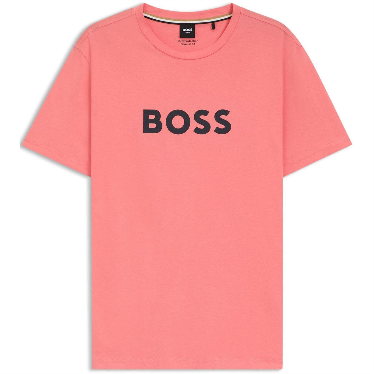 Bright Pink - Front - Boss Mens Hbw Logo T-Shirt