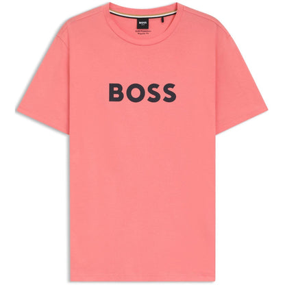 Bright Pink - Front - Boss Mens Hbw Logo T-Shirt