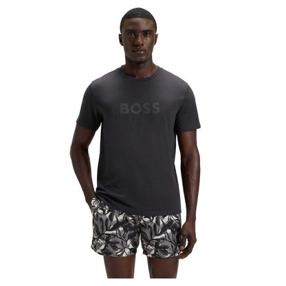 Dark Grey - Front - Boss Mens Hbw Logo T-Shirt