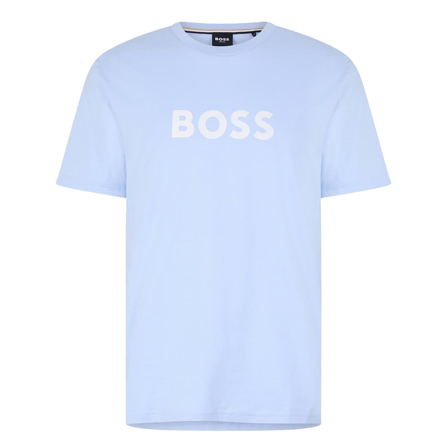 Light Blue - Front - Boss Mens Hbw Logo T-Shirt