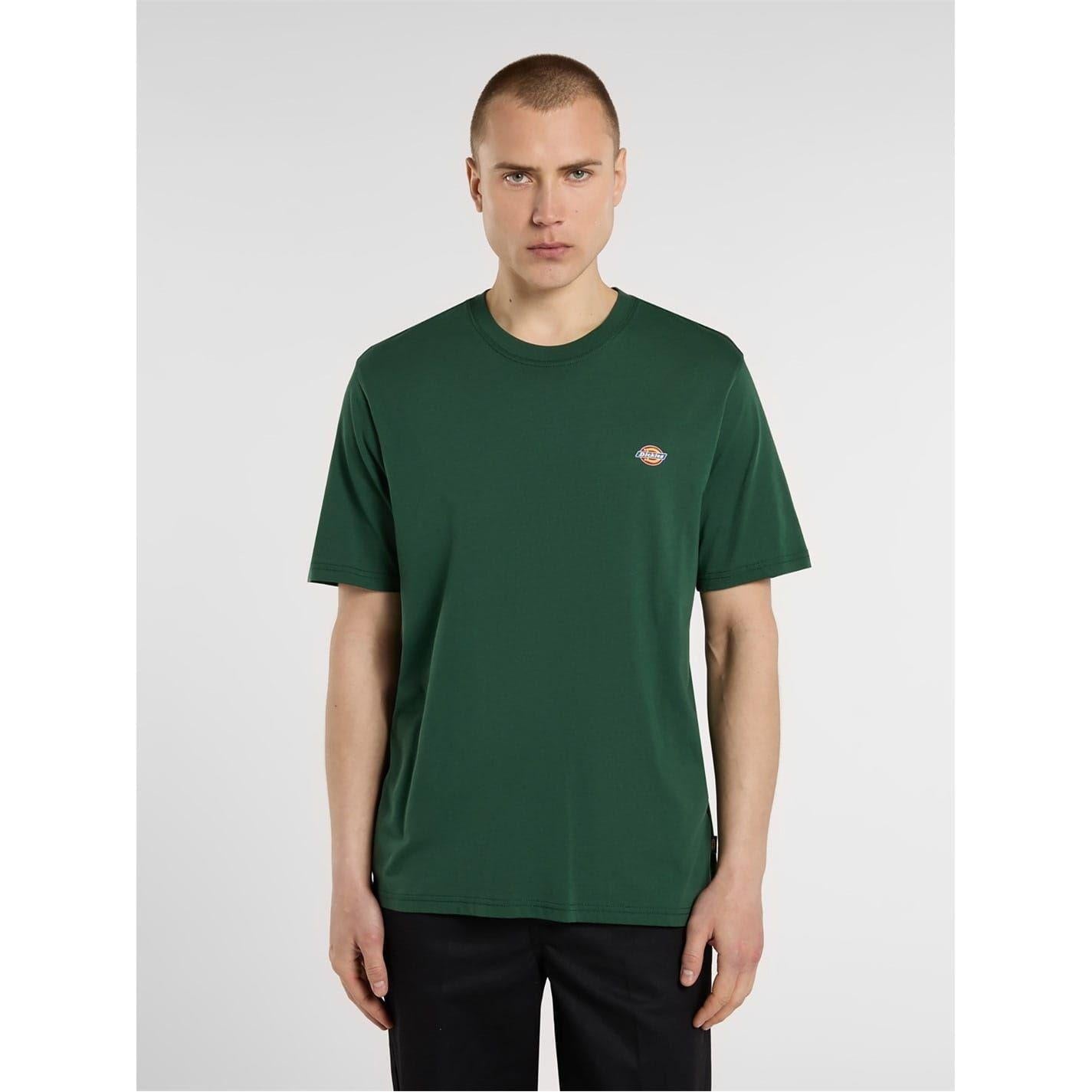 Needle Green - Side - Dickies Mens Mapleton Regular T-Shirt