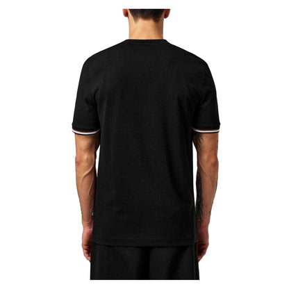 Black - Back - Boss Mens Hbb Thompson 04 Premium Cotton Regular T-Shirt