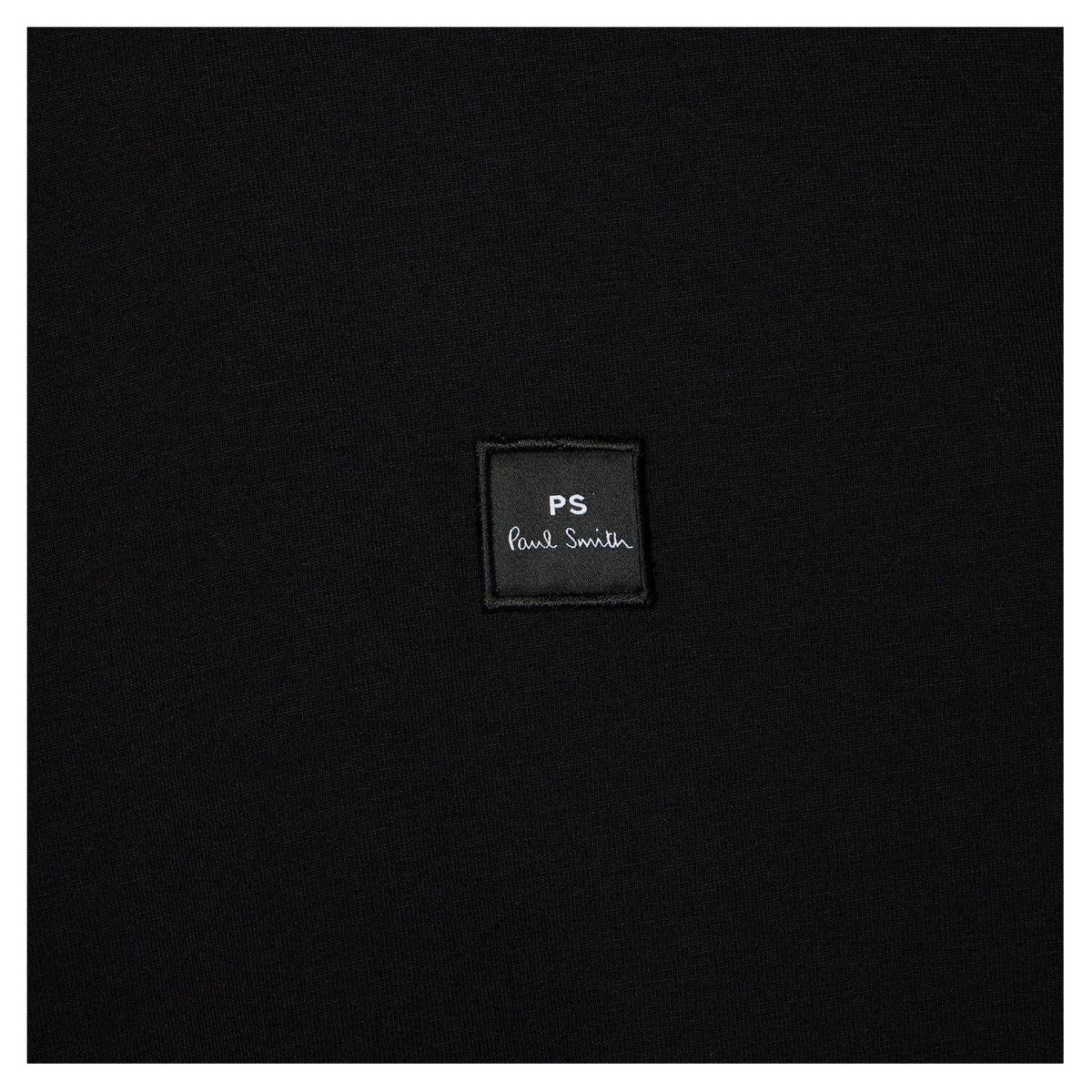 Grey - Front - Paul Smith Mens Patch Logo T-Shirt