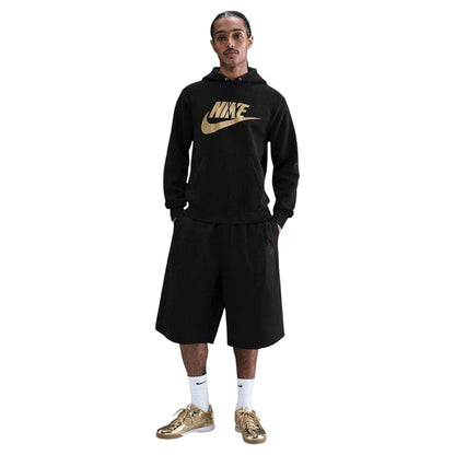 Black-Gold - Front - Nike Mens Bold Hoodie