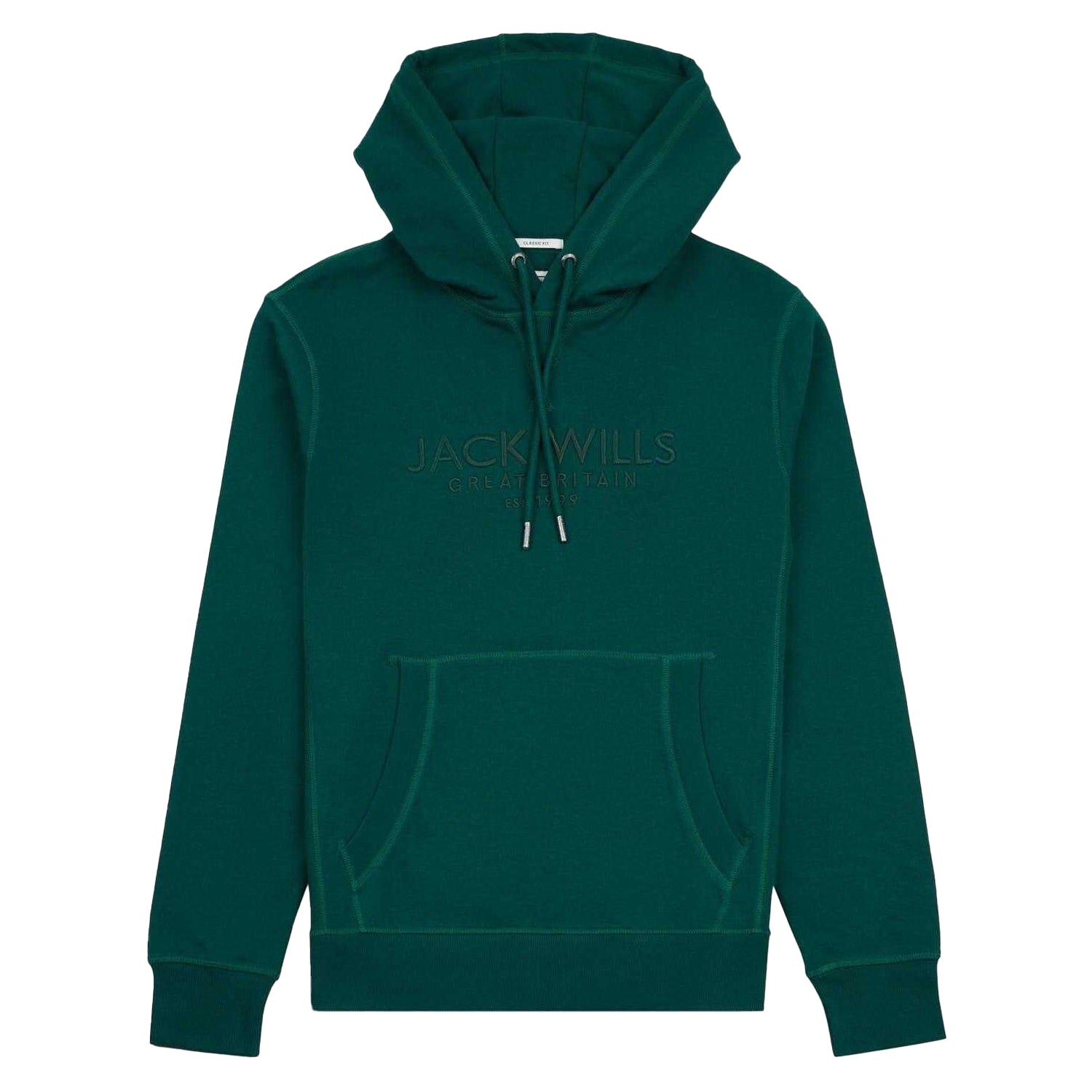 Rainforest - Front - Jack Wills Mens Batsford Hoodie