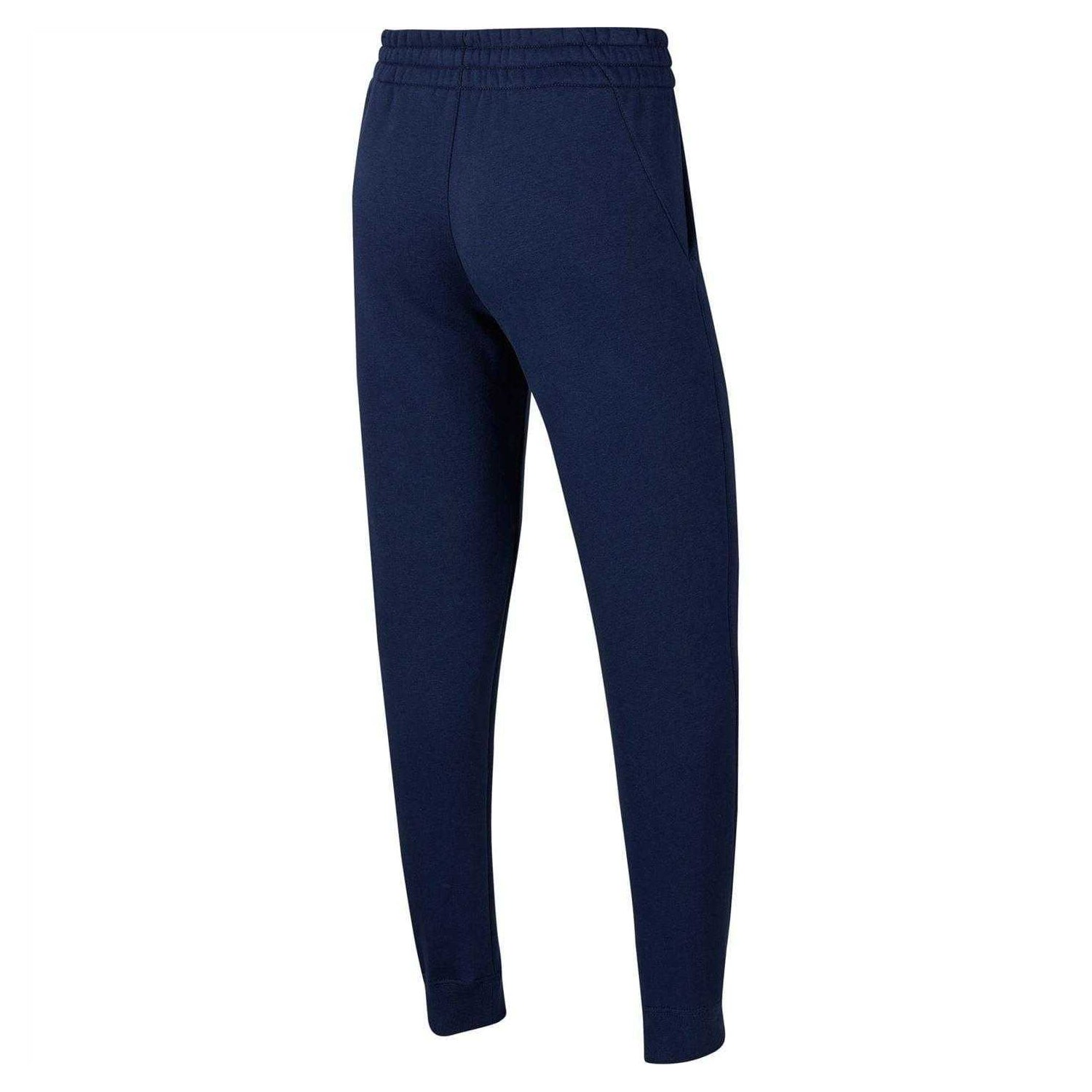 Navy - Back - Nike Childrens-Kids Fleece Jogging Bottoms