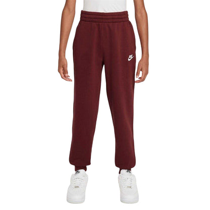 Team Red - Front - Nike Childrens-Kids Fleece Jogging Bottoms