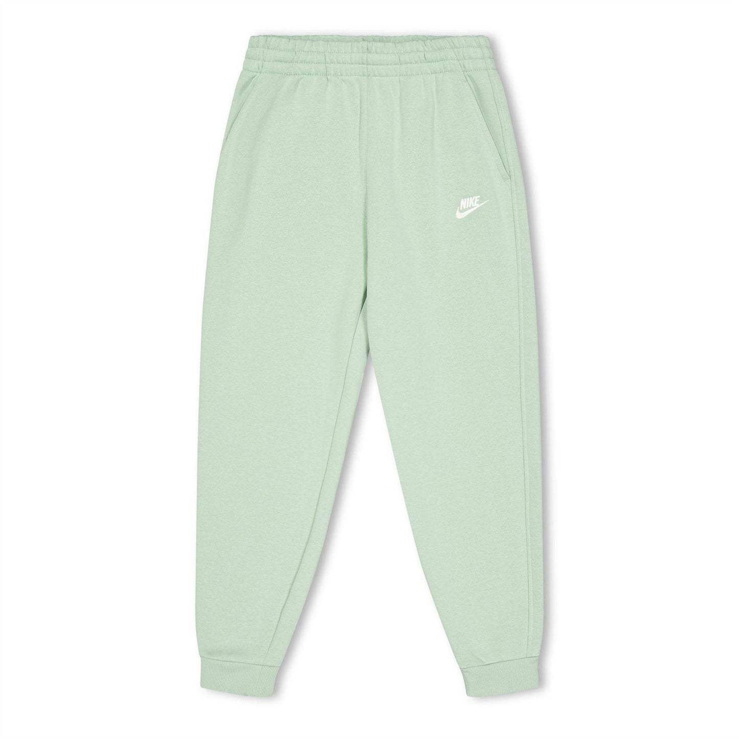 White - Front - Nike Childrens-Kids Fleece Jogging Bottoms