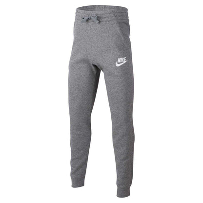 Grey - Front - Nike Childrens-Kids Fleece Jogging Bottoms