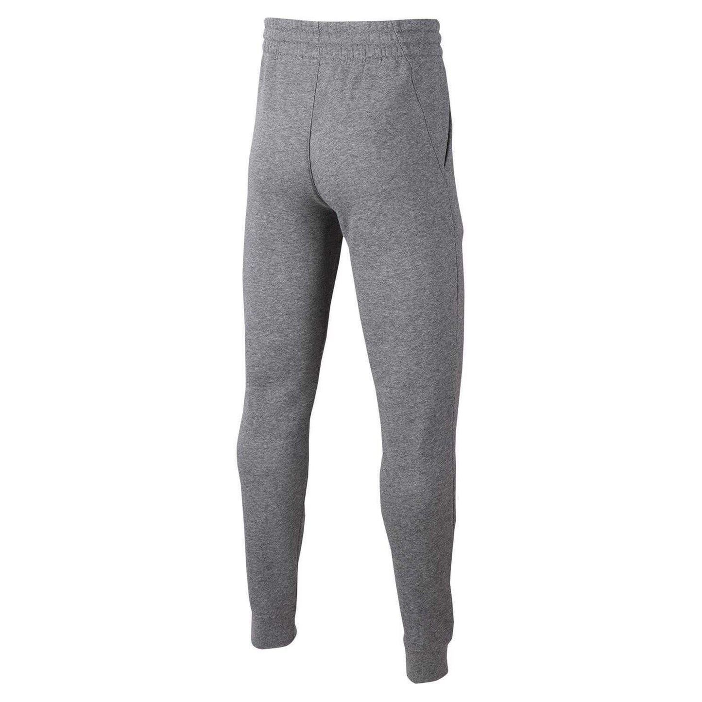Grey - Back - Nike Childrens-Kids Fleece Jogging Bottoms