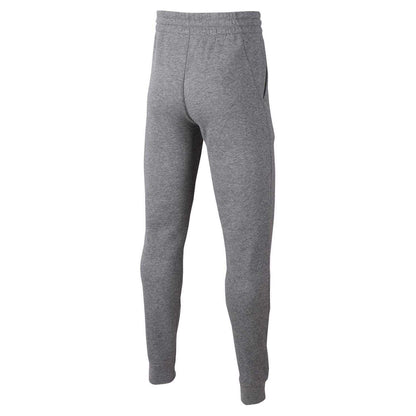 Grey - Back - Nike Childrens-Kids Fleece Jogging Bottoms