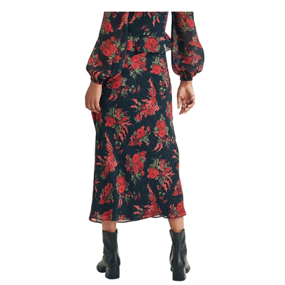 Brown - Back - Nobody´s Child Womens-Ladies Lotus Midi Skirt