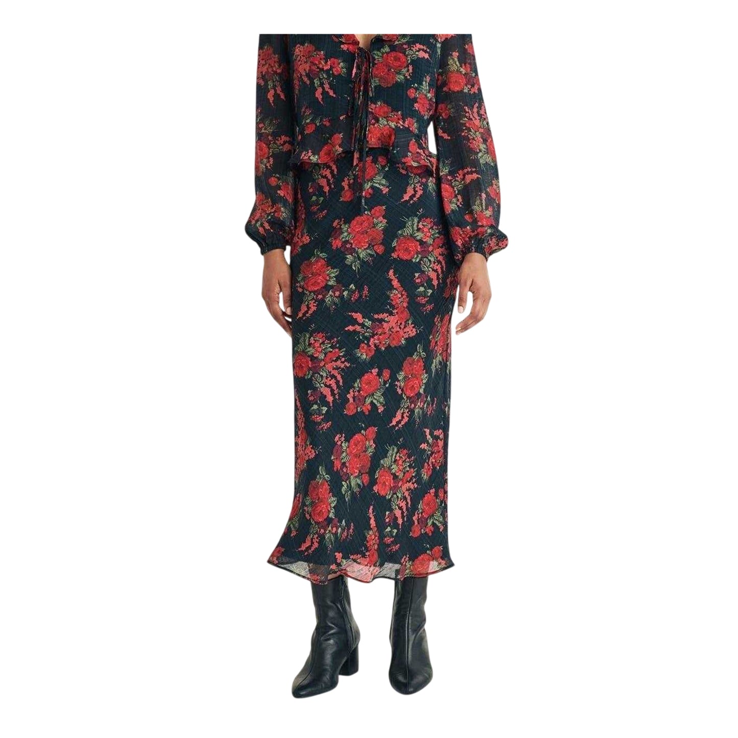 Brown - Front - Nobody´s Child Womens-Ladies Lotus Midi Skirt