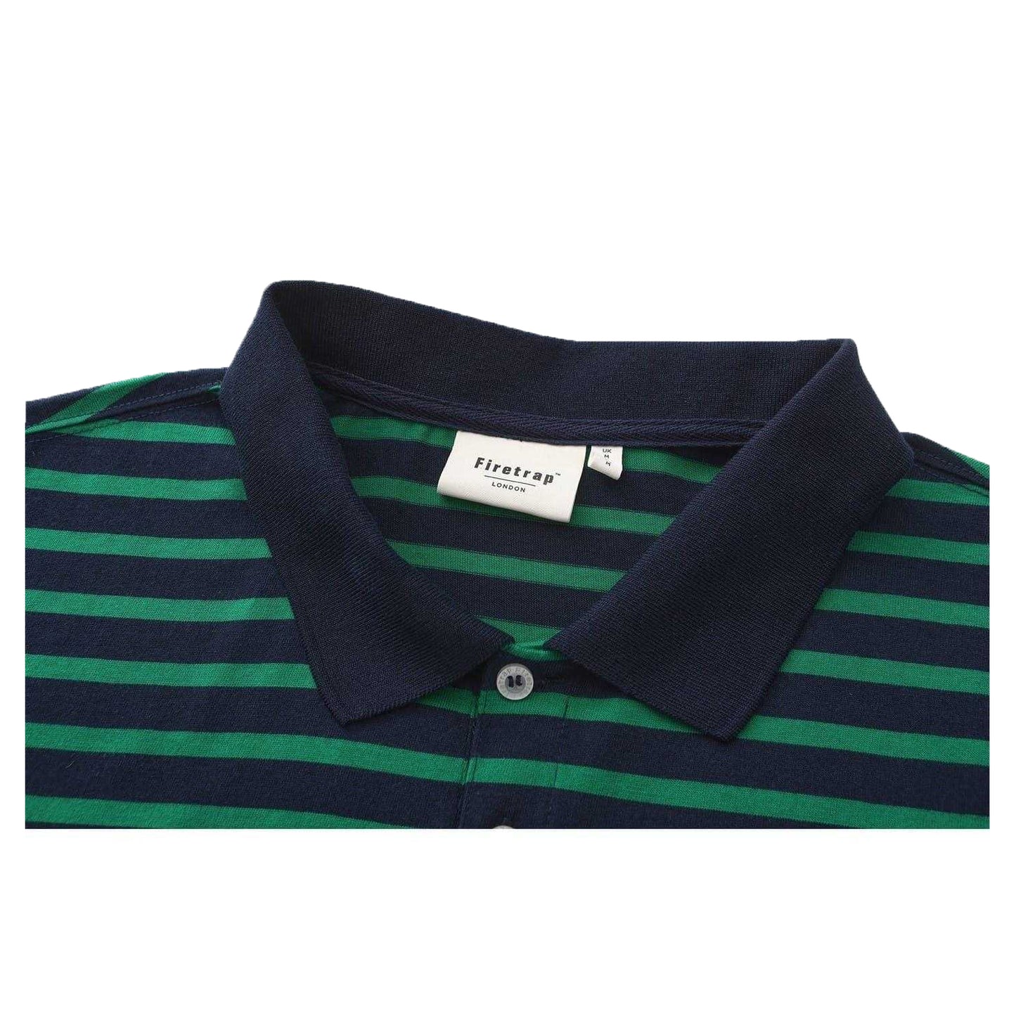 Blue - Lifestyle - Firetrap Mens Classic Striped Polo Shirt