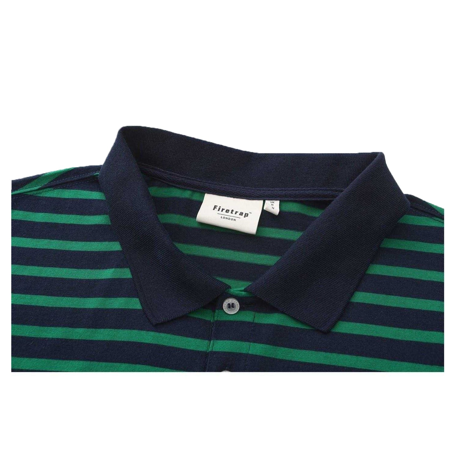 Blue - Lifestyle - Firetrap Mens Classic Striped Polo Shirt