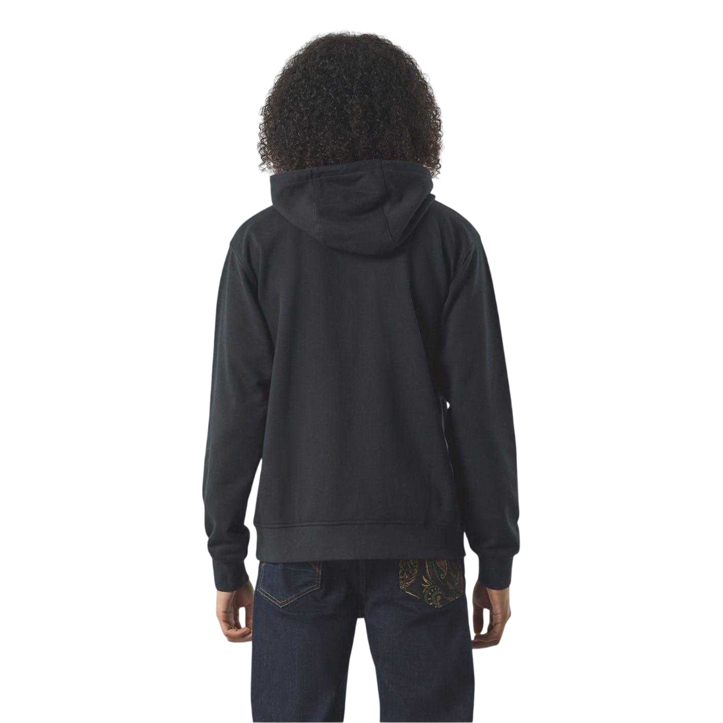 Black - Back - Pretty Green Mens Lounge Hoodie