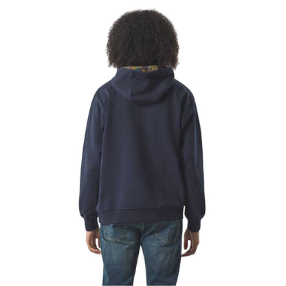 Navy - Back - Pretty Green Mens Lounge Hoodie