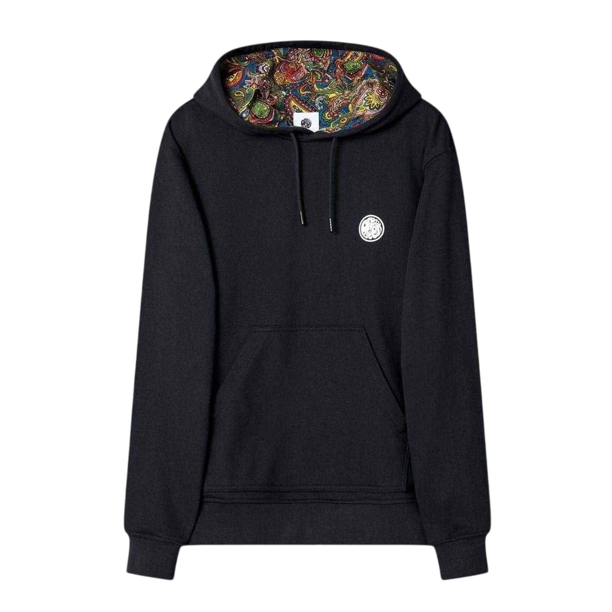 Black - Front - Pretty Green Mens Lounge Hoodie