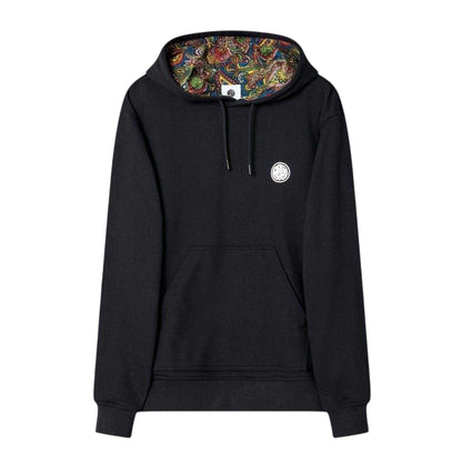 Black - Front - Pretty Green Mens Lounge Hoodie