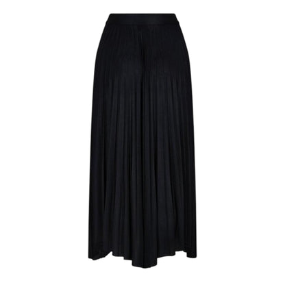Black - Back - Boss Womens-Ladies Exala Asymmetric Regular Maxi Skirt