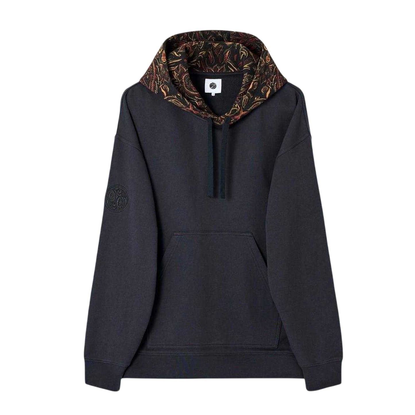 Black - Front - Pretty Green Mens Parthian Cotton Blend Drawstring Hoodie