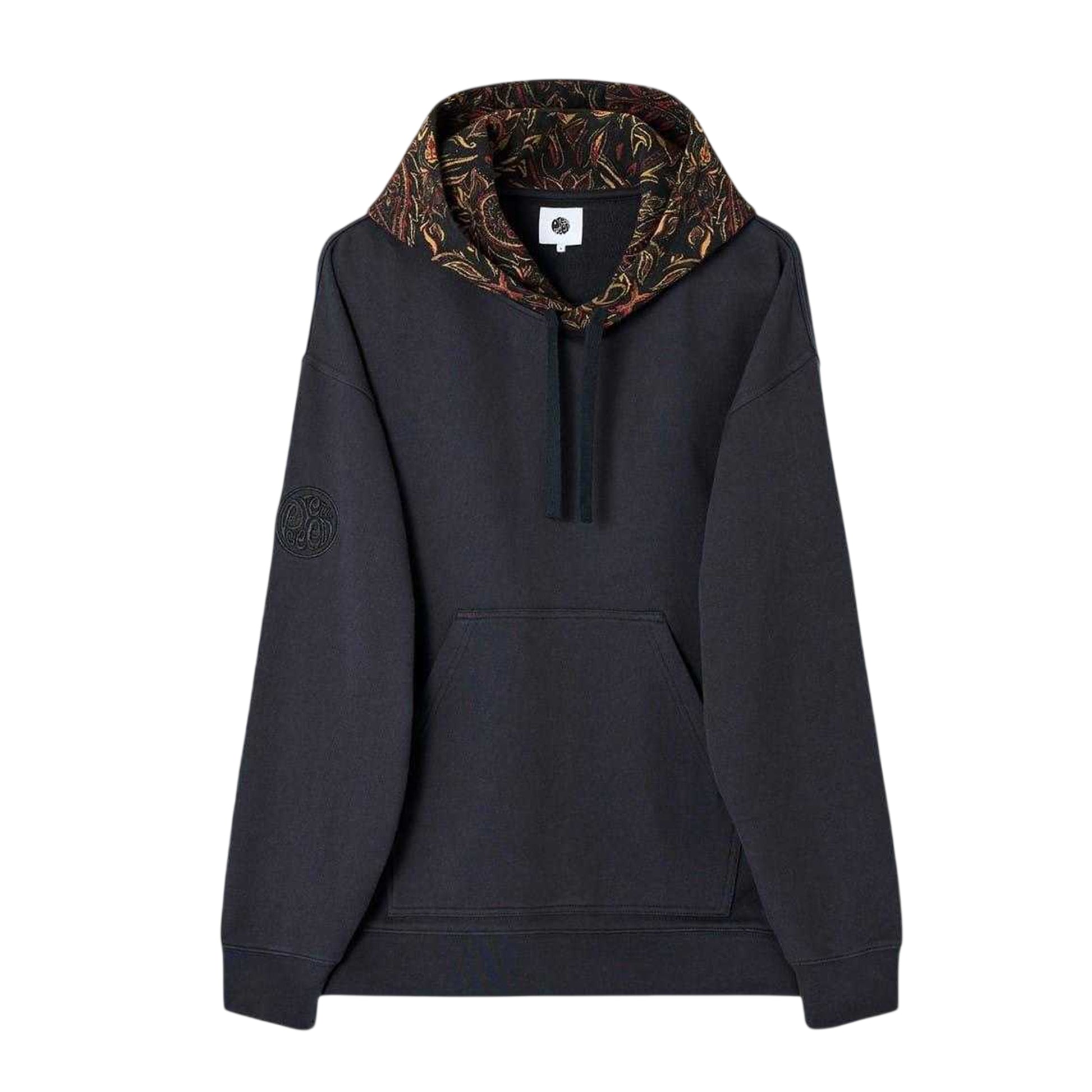 Black - Front - Pretty Green Mens Parthian Cotton Blend Drawstring Hoodie