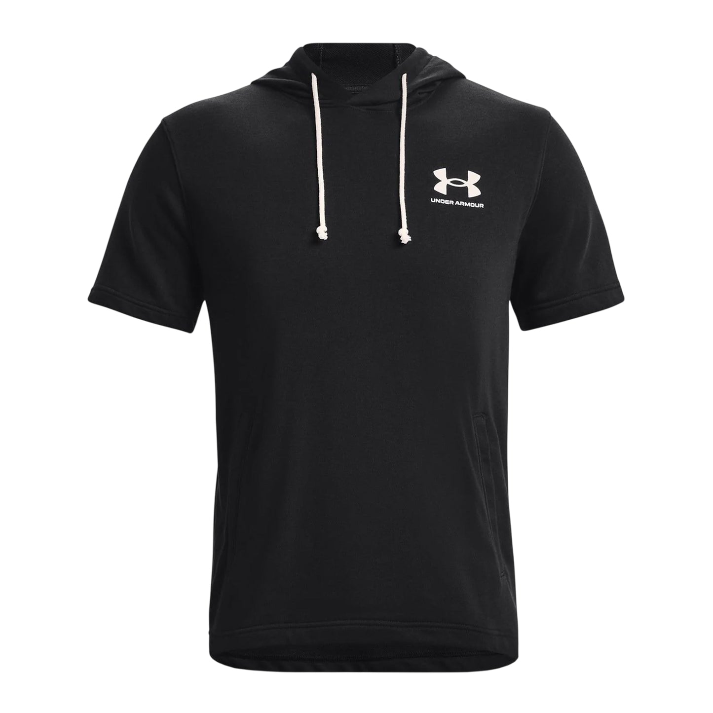 Black - Front - Under Armour Mens Rival Hoodie