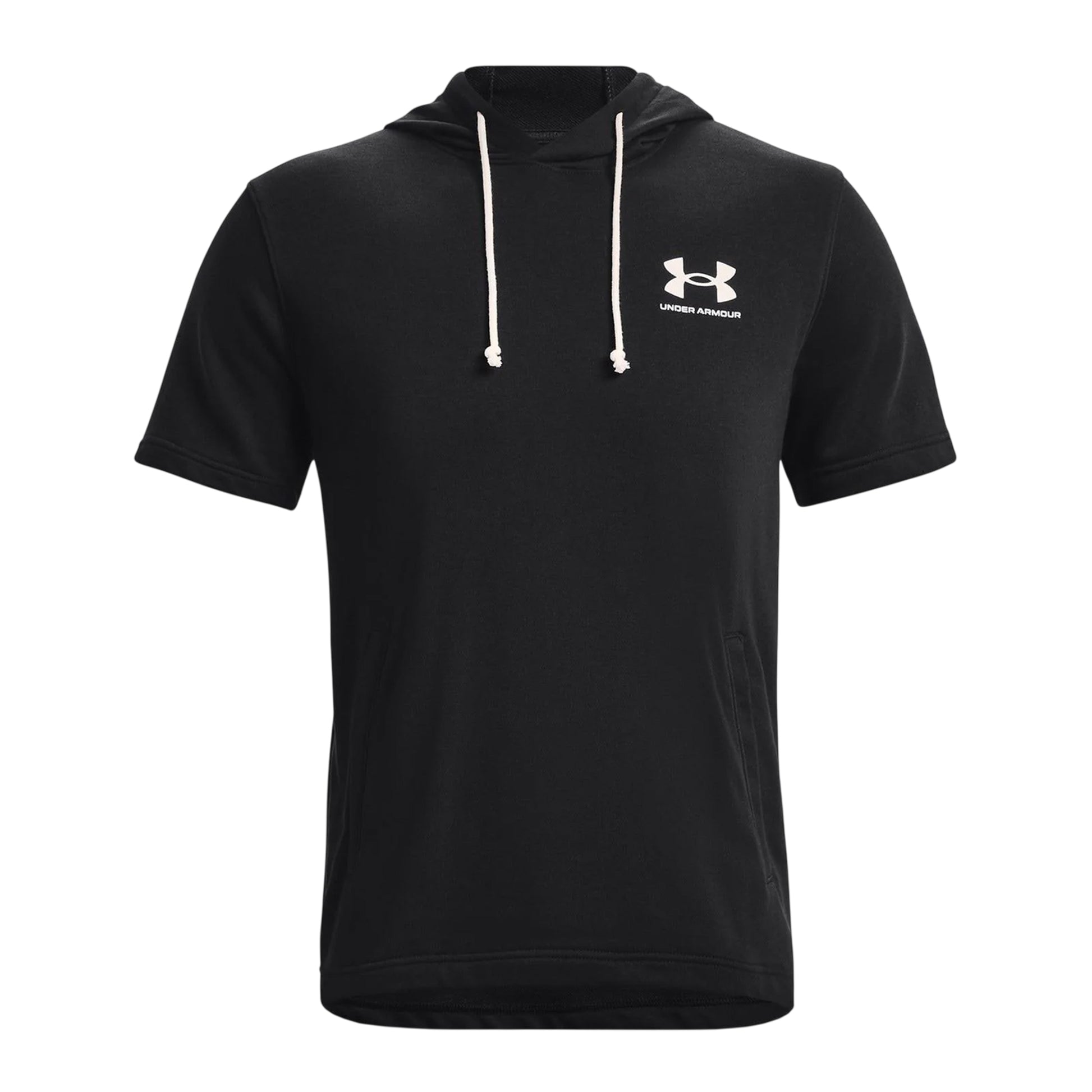Black - Front - Under Armour Mens Rival Hoodie