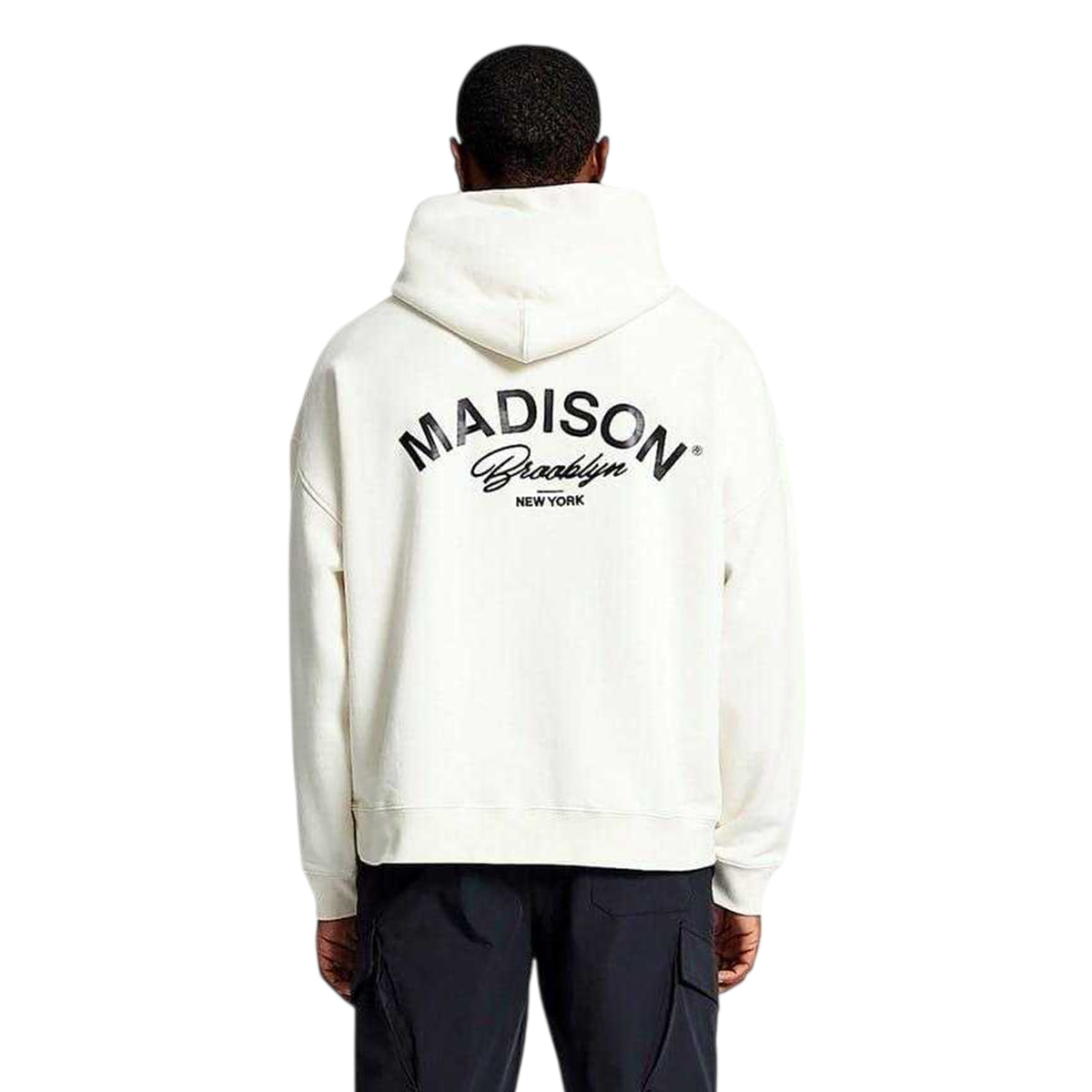 Marshmallow - Back - Hamilton Unisex Adult Graphic Print Cotton Oversized Hoodie