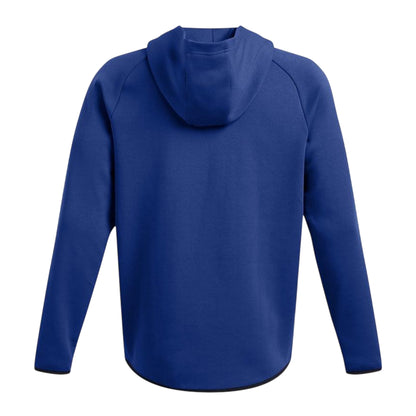 Blue - Back - Under Armour Mens Essential Fleece Raglan Hoodie