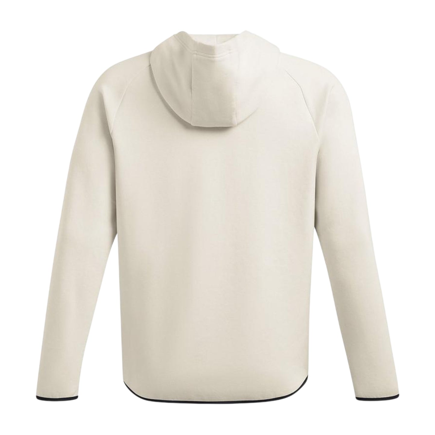White-Black - Back - Under Armour Mens Essential Fleece Raglan Hoodie