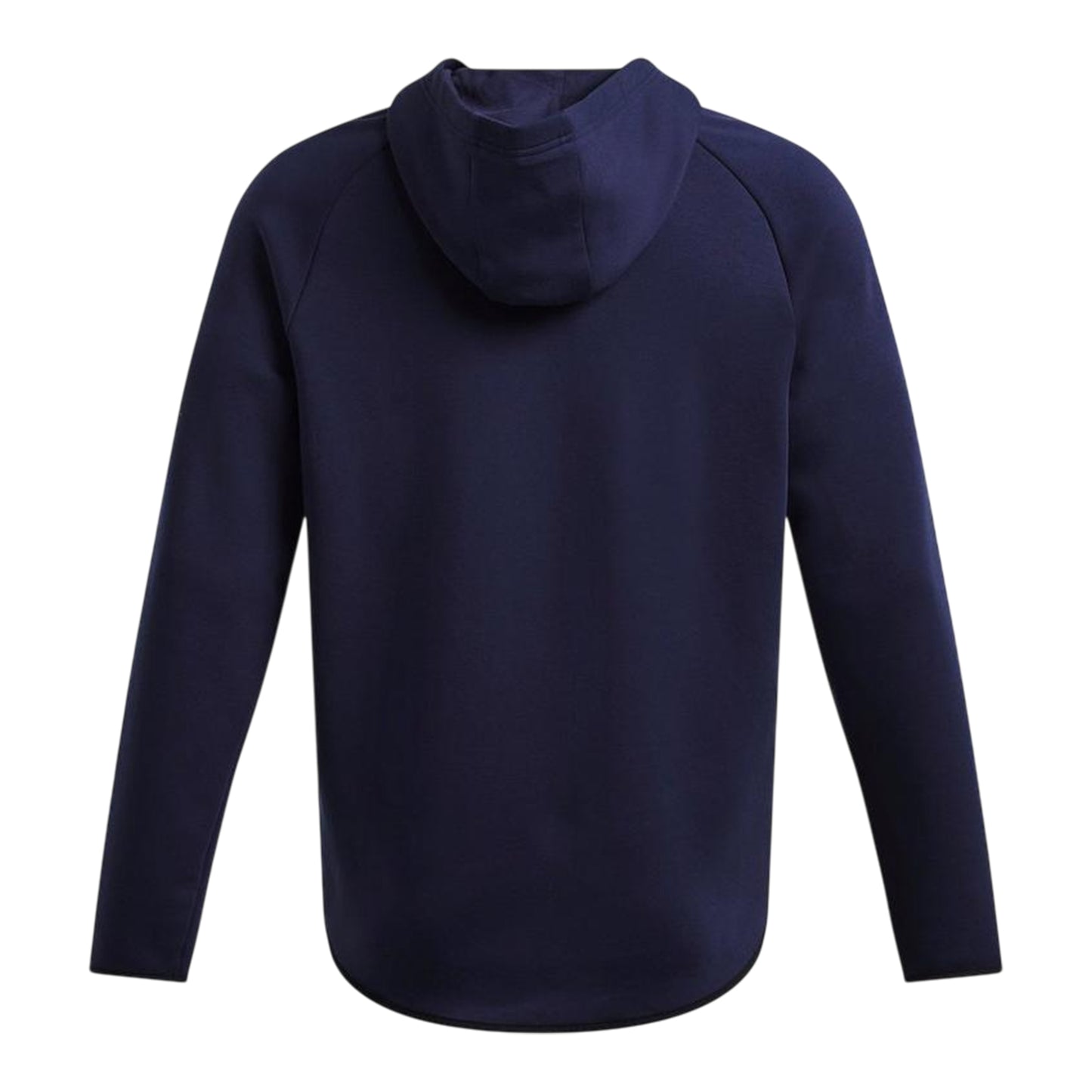 Navy Blue - Back - Under Armour Mens Essential Fleece Raglan Hoodie