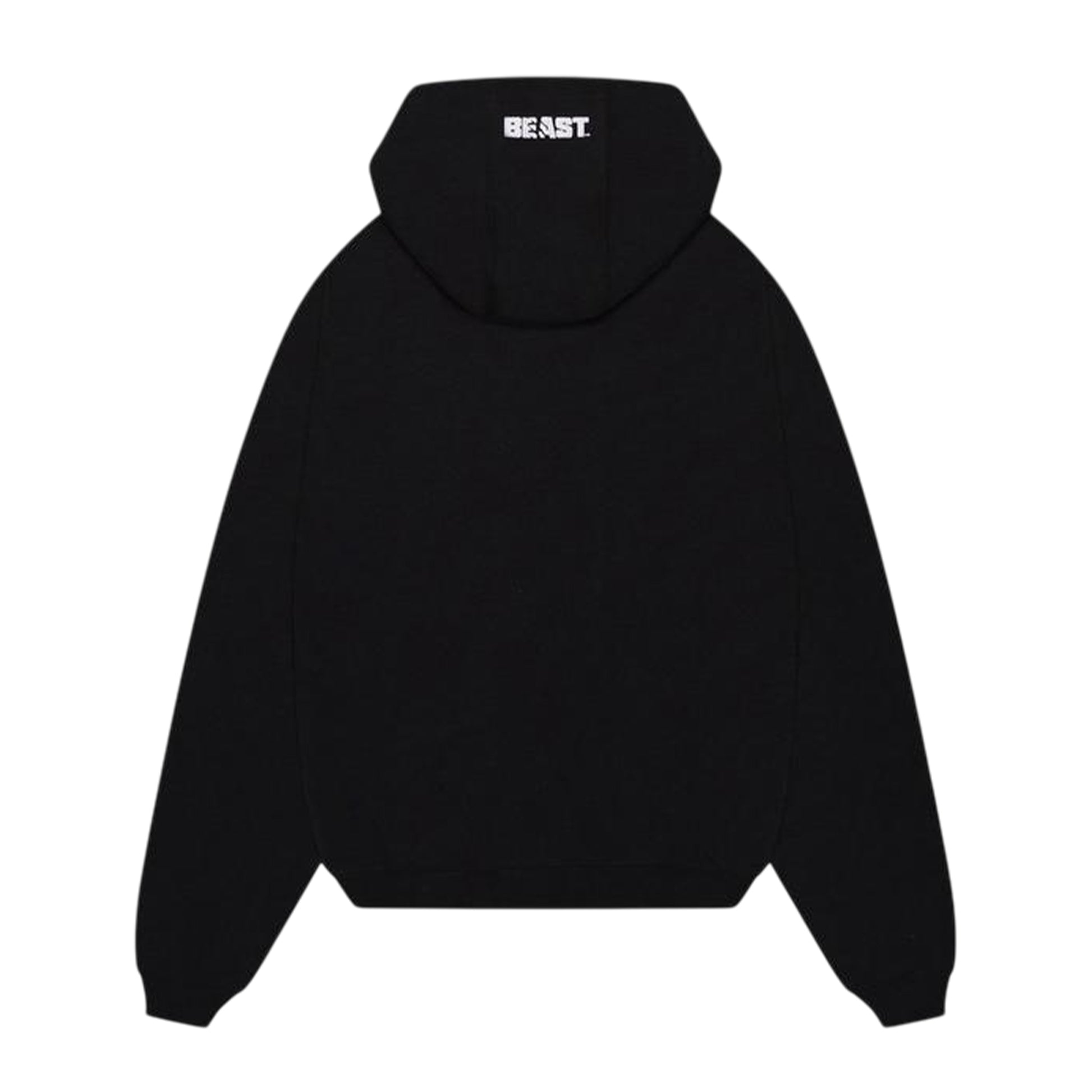 Black - Back - BEAST Unisex Adult Core Full Zip Hoodie