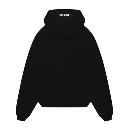 Black - Back - BEAST Unisex Adult Core Full Zip Hoodie