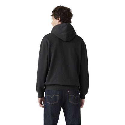 Grey - Back - Levis Mens Relaxed Fit Hoodie
