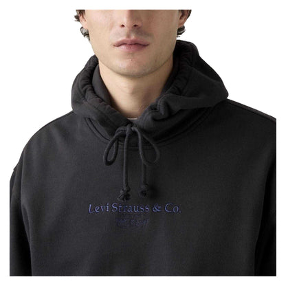 Grey - Side - Levis Mens Relaxed Fit Hoodie
