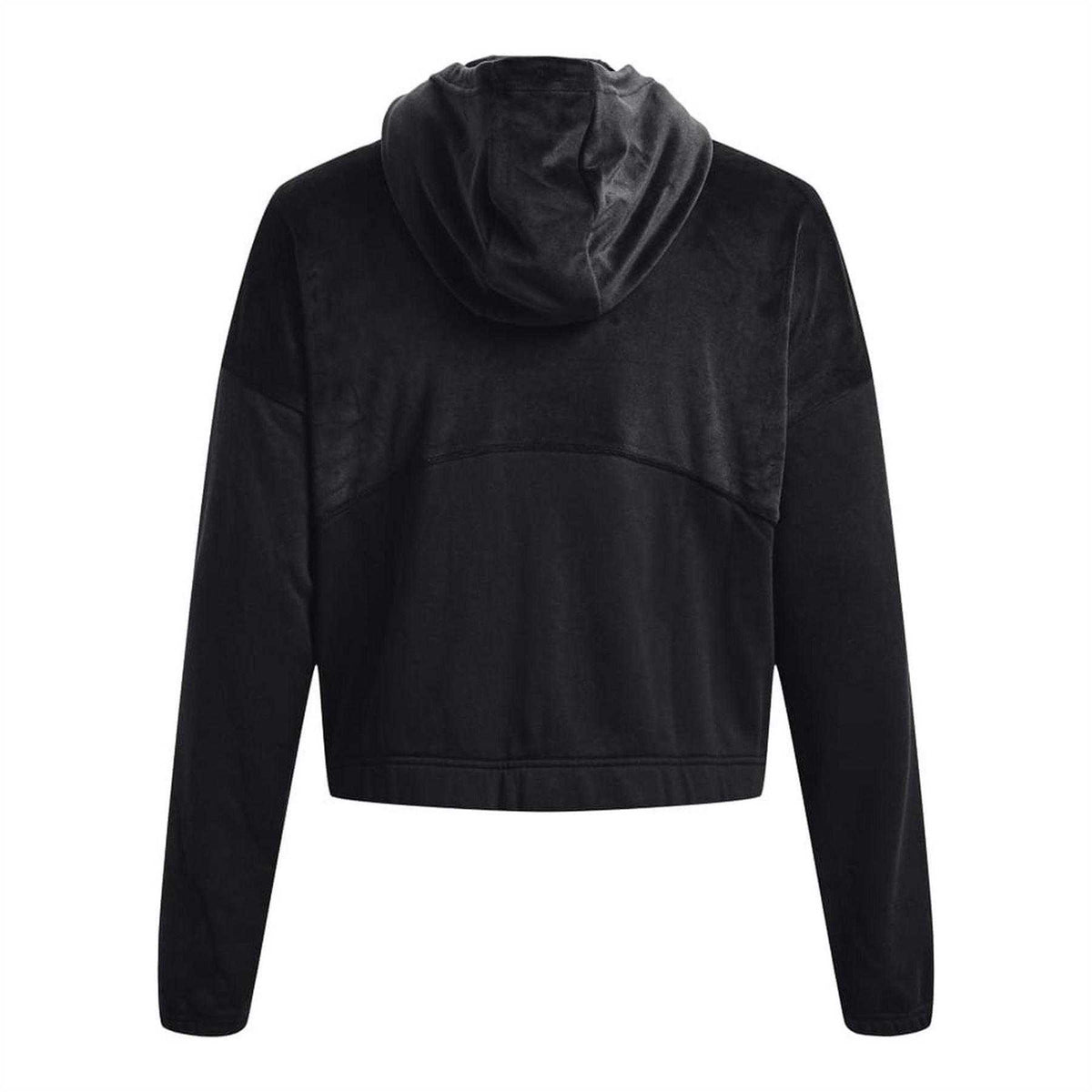 Black - Back - Under Armour Womens-Ladies Journey Pullover Hoodie