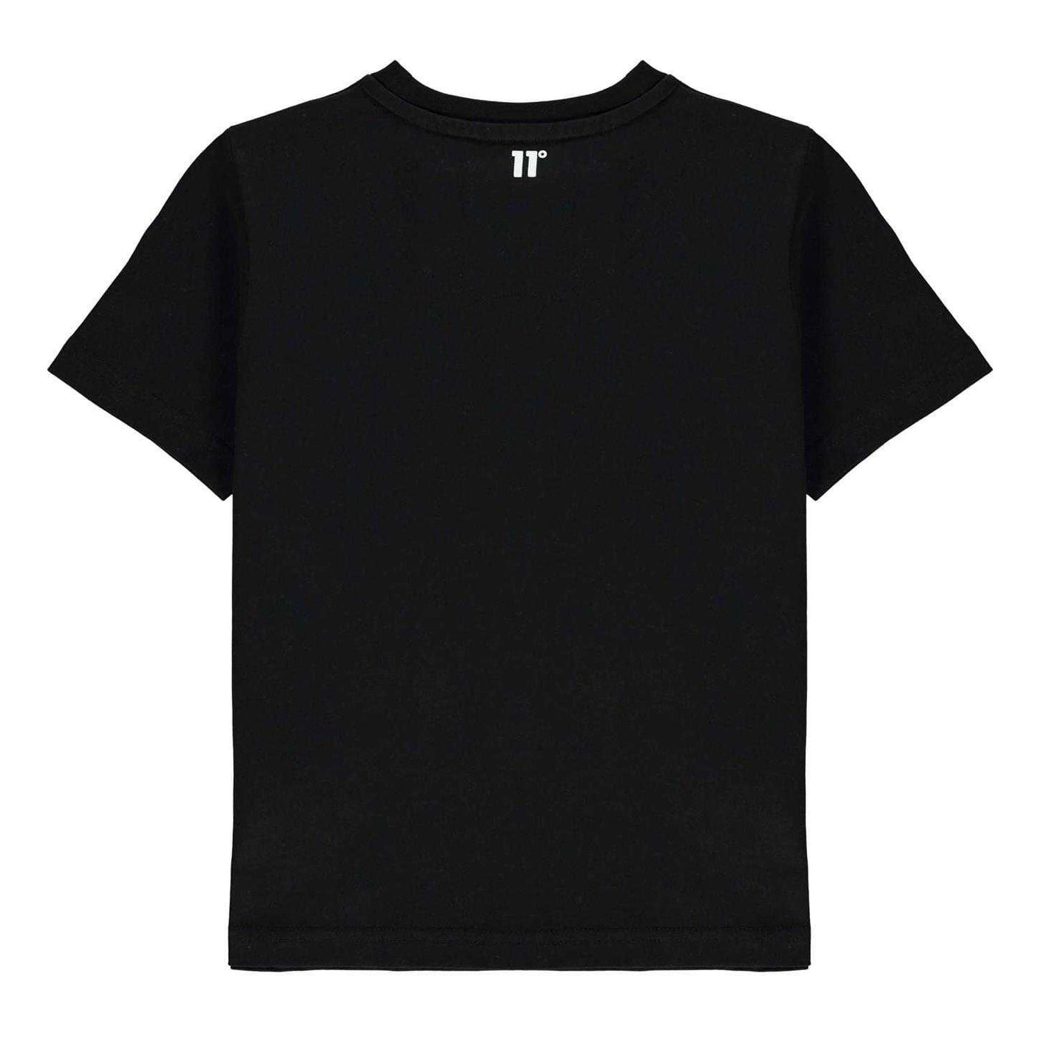 Black - Back - 11 Degrees Childrens-Kids Core T-Shirt