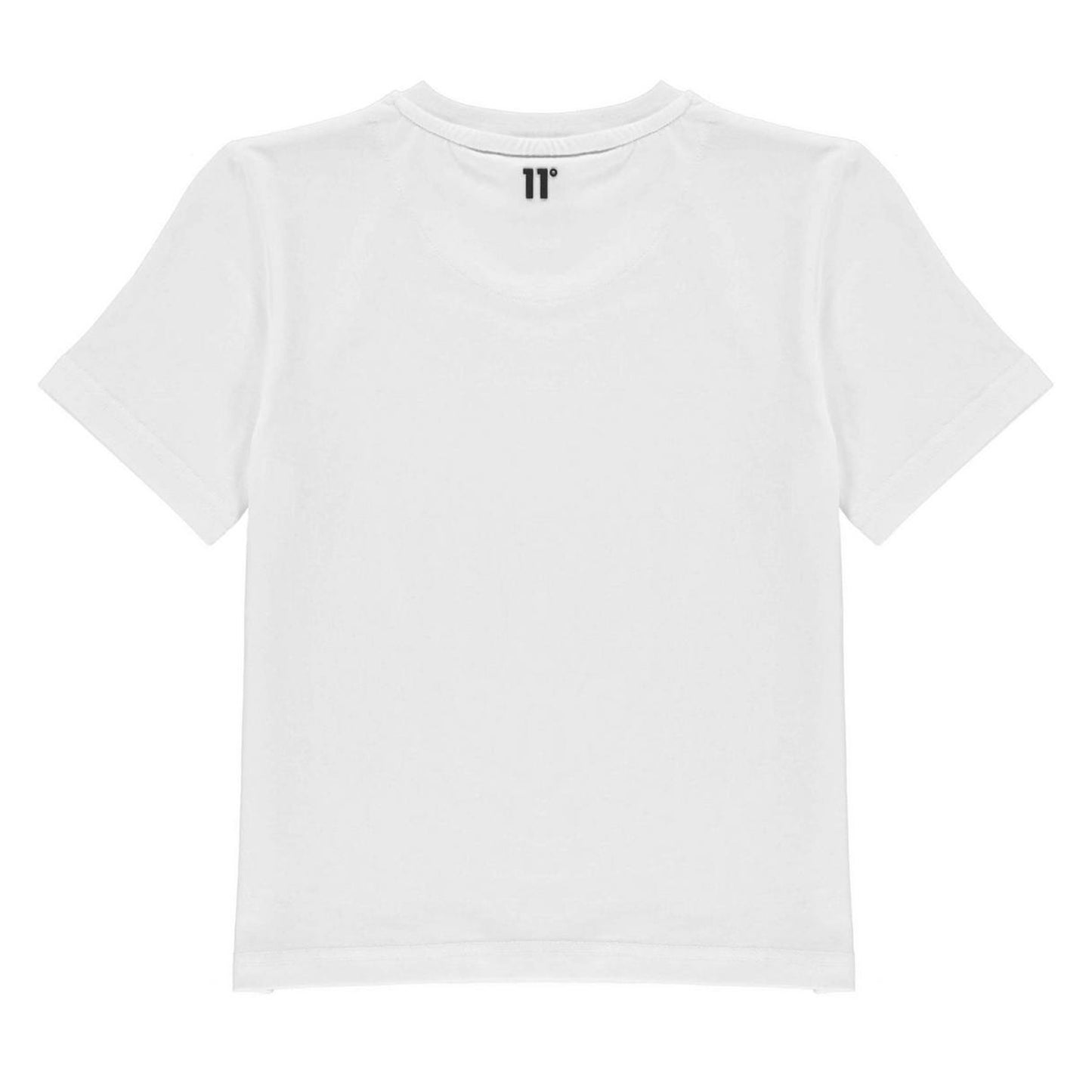 White - Back - 11 Degrees Childrens-Kids Core T-Shirt