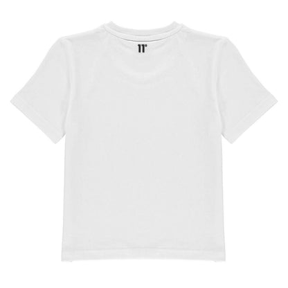 White - Back - 11 Degrees Childrens-Kids Core T-Shirt