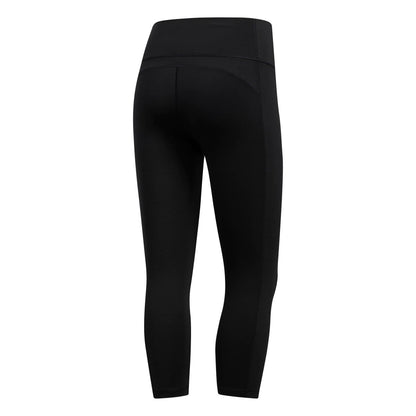 Black - Back - Adidas Womens-Ladies Believe This 2.0 3-4 Leggings
