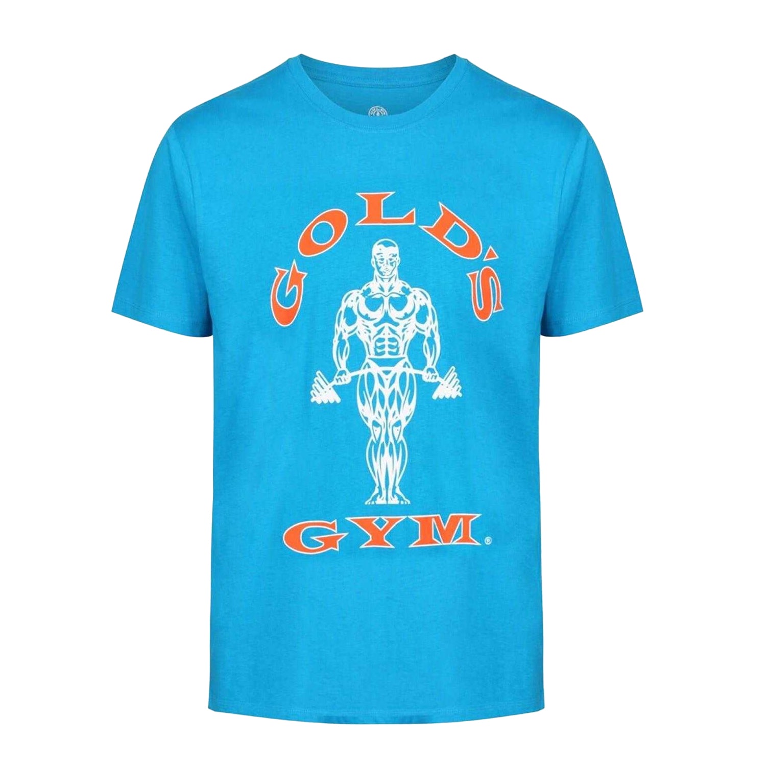 Turquoise - Front - Gold´s Gym Mens Muscle Joe T-Shirt