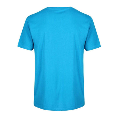 Turquoise - Back - Gold´s Gym Mens Muscle Joe T-Shirt