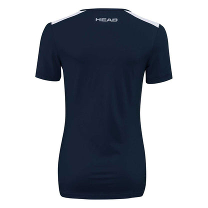 Dark Blue - Back - Head Womens-Ladies Club 22 Tech T-Shirt