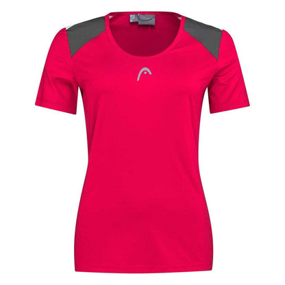 Pink - Front - Head Womens-Ladies Club 22 Tech T-Shirt