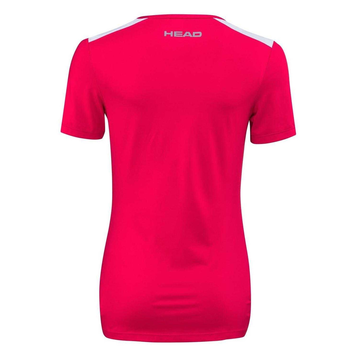 Pink - Back - Head Womens-Ladies Club 22 Tech T-Shirt