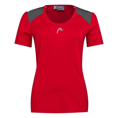 Red - Front - Head Womens-Ladies Club 22 Tech T-Shirt