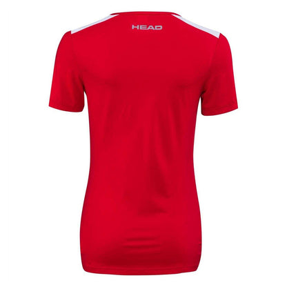 Red - Back - Head Womens-Ladies Club 22 Tech T-Shirt