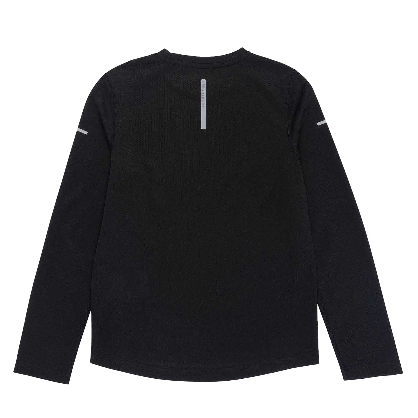 Black - Back - Karrimor Boys Logo Long-Sleeved Running T-Shirt